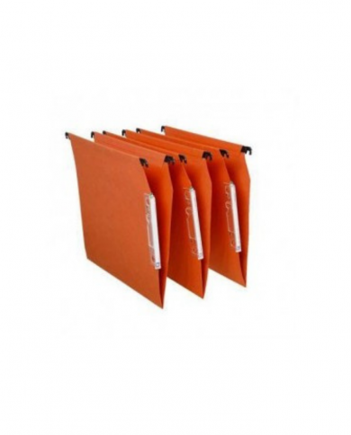 Lot de 25 Dossiers Suspendu Armoir 330 Kraft Orange en V SICLA