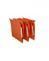 Lot de 25 Dossiers Suspendu Tiroir 330 Kraft Orange en V SICLA