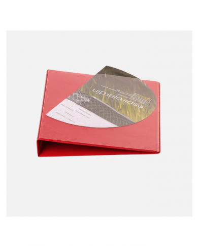 Lot de 5 classeurs PVC sicla  A4 À 2 anneaux DOS 6 cm Coloris au choix