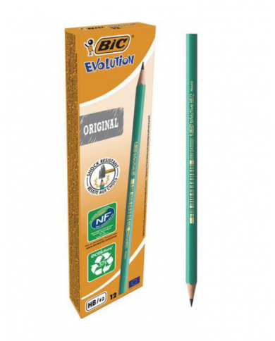 Boite de 12 crayons Graphite BIC EVOLUTION™ 650 HB
