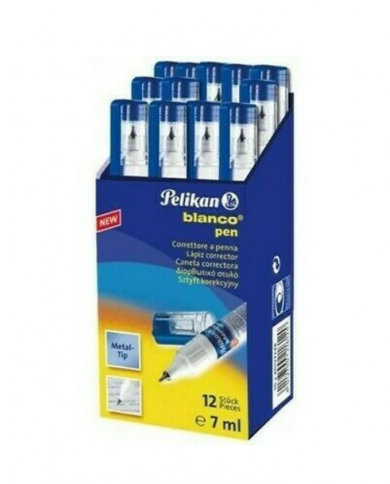 Lot de 12 Stylos correcteurs PELIKAN 7ML