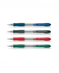 BOITE DE 12 STYLOS BILLE PILOT SUPERGRIP POINTE MÉDIUM 4 COULEURS AU CHOIX