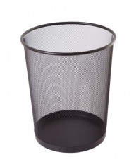 Corbeille à Papier Métallique Petit modèle Noir