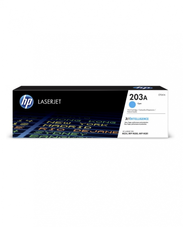 Toner HP LaserJet d'origine HP 203A Cyan CF541A