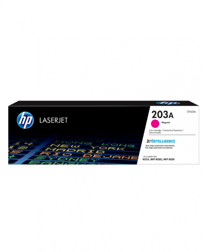 Toner HP LaserJet d'origine HP 203A Magenta CF543A