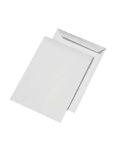 Boite de 250 pochettes blanches express 320x420mm 100G