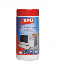 Lingettes de nettoyage APLI 20 sachets individuelles - humide / sec
