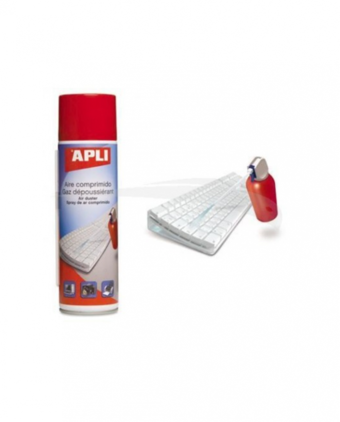 Bombe à gaz dépoussiérant pour clavier Apli 400 ml