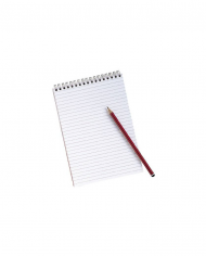 Lot de 5 Bloc-notes POINT DE MIRE A4 21x27 cm