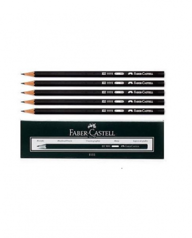 Boite de 12 Crayons 1111 Faber Castell Coul Noir