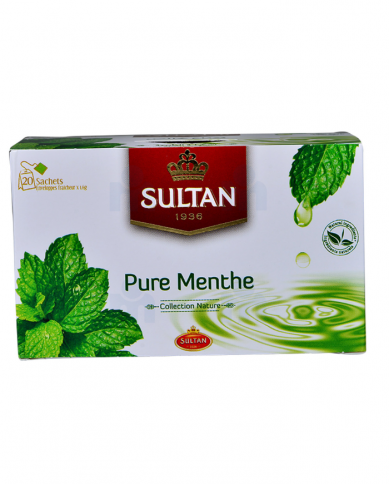 Infusion pure menthe 20 sachets 32g - SULTAN