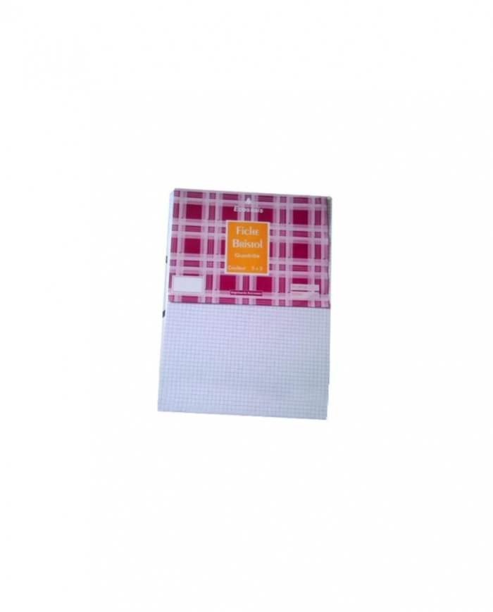 Paquet de 100 fiches bristol A5 en blanc