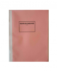 Cahier A5 spirale Plastipac 5x5 90G