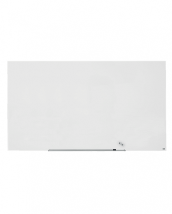 Tableau blanc magnétique en verre Blanc trempé Nobo 1883 x1059 mm