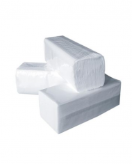Lot de 20 paquets de 200 serviettes zig-zag Papier Laminé Gaufré Gold