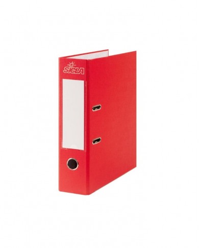 Lot de 5 Classeurs à levier simili 32X28 cm Rouge SICLA
