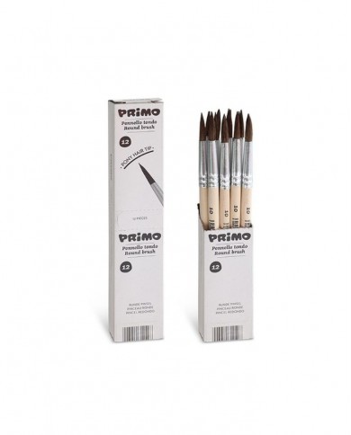 Lot de 12 PINCEAUX POINTUS N°4 240PT4