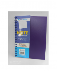 Cahier A5 spirale BLEU MARINE 240 Pages