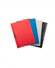 Lot de 12 chemises de présentation à lamelles transparent ATLAS format A4 ( COL AU CHOIX)
