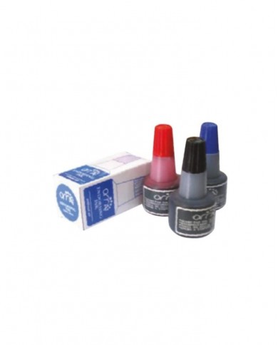 Lot de 12 Flacon d'encre à tampon OMA coloris au choix
