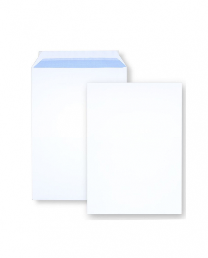 Boite de 250 Pochettes Blanches 260X360mm 90G Gazelle