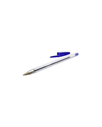 Boite de 50 stylos à bille BIC cristal bleu