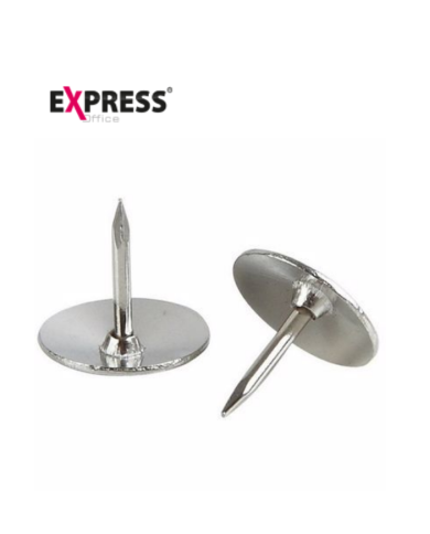10 boites de punaises chrome EXPRESS