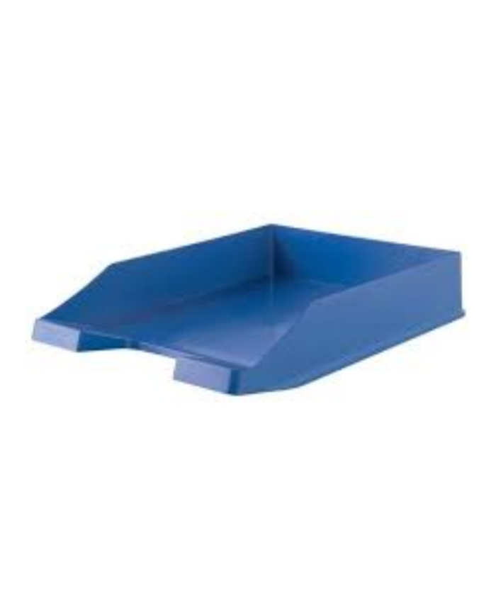 Corbeille à courrier bleue