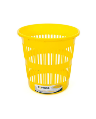 Corbeille à papier jaune EXPRESS