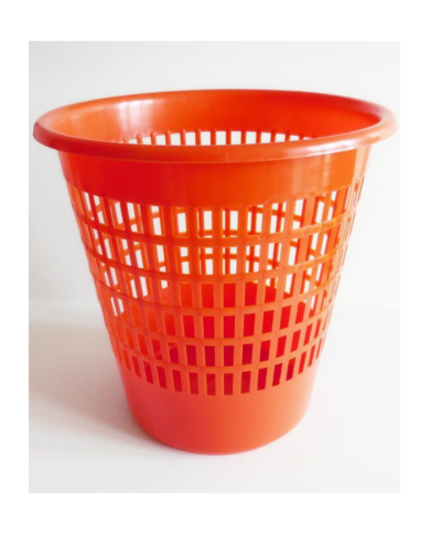 Corbeille à papier orange EXPRESS